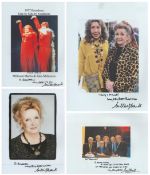 Millicent Martin signed photo collection. 4 photos included. Good condition. All autographs come