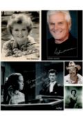 Tv Film collection of 5 signed photos. Signatures such as PJ Proby, Eden Kane, Ann Robinson, Anne