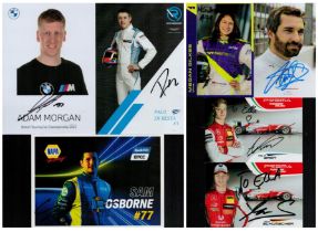 Sport Racing Driver collection includes 7 x signed promo photos and signature include names such