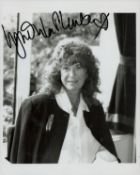 Lynda La Plante signed 10x8 inch black and white photo. Good condition. All autographs come with a