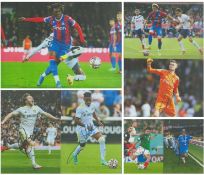 Football Collection includes 7 signed colour photos great name include Conor Gallagher, Eberechi