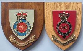 Historic. Collection of 2 wooden plaques honoured to the Household Calvary Mounted Regiment.