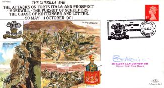 Brigadier E C W Morrison signed FDC The Guerilla War The attacks on forst Itala and prospect -