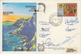 RAFES SC20c Special Signed Cover Escape from Greece Flown FDC (Royal Air Forces Escaping Society)