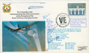 RAFES SC38b.A3 The Caterpillar Club Flown FDC (Royal Air Forces Escaping Society) with 16p