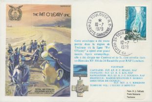 RAFES SC22a The Pat O'Leary Line Flown FDC (Royal Air Forces Escaping Society) with 0.50 French