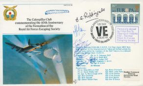 RAFES SC38b.A5 The Caterpillar Club Flown FDC (Royal Air Forces Escaping Society) with 16p