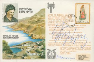 RAFES SC18a Escape from Crete Flown FDC (Royal Air Forces Escaping Society) with 4.50ap Greek