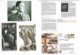 WW2 BOB fighter pilot signed Edward Marsh 152 sqn, John Bentley-Beard 249 sqn, Leslie Batt 238 sqn