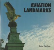 Aviation Book Signed by Author Jean Gardner Titled Aviation Landmarks 1st Edition Hardback Book by