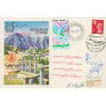 RAFES SC19d Special Signed Cover Signed by J H Lambert (CHG Ambassador to Tunisia) 4 Caledonian