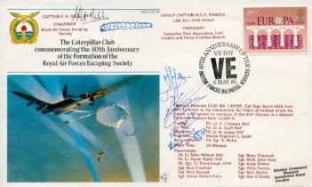 RAFES SC38cx Special Signed Cover The Caterpillar Club Flown FDC (Royal Air Forces Escaping Society)