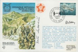 RAFES SC24b Escape from Yugoslavia Flown FDC (Royal Air Forces Escaping Society) with 3.40
