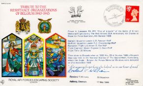 RAFES SC40bCG Union Cachet Tribute to the Resistance Organizations Flown FDC (Royal Air Forces