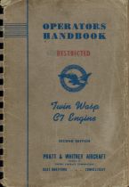 Operators Handbook - Twin Wasp C7 Engine Second Edition published by Pratt & Whitney Aircraft, signs