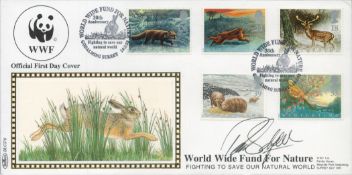 Paul Schofield signed WWF FDC. 14/1/92 Godalming postmark. Good condition. All autographs come