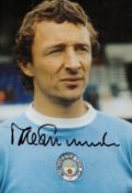 Mike Summerbee signed Colour postcard 6x4 Inch. 'Manchester City F.C'. Good condition. All