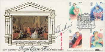 Sir John Mills CBE signed Royal Opera House FDC. 28/4/82 Covent Garden postmark. Good condition. All
