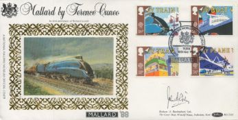 John Coley signed Mallard by Terence Cuneo FDC. 10/5/1988 York postmark. Good condition. All