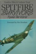 Spitfire Survivors Round The World Hardback Book by Gordon Riley & Graham Trant 1986 First Edition