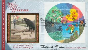 David Brain signed Wild Weather FDC. 13/3/01 Exton postmark. Good condition. All autographs come