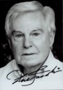 Derek Jacobi signed Black & White Photo 7x5 Inch. Good condition. All autographs come with a