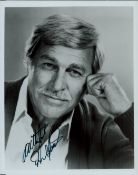 Howard Keel signed Black & White Photo 10x8 Inch plus Souvenir Programme. Good condition. All
