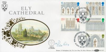 Peter Ely signed Ely Cathedral FDC. 14/11/89 Ely postmark. Good condition. All autographs come