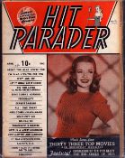 Hit Parader April 1946 movie songs from 33 Top movies and Broadway musicals booklet. Good condition.