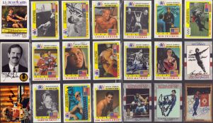 Olympian signed trading card collection of 21 signed Olympic trading cards including names of Bob