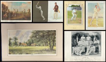 Cricket Signed and Unsigned Pictures Collection Includes Godfrey Evans Limited Edition 24 of 200,