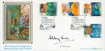 Dr Hilary Jones signed The Lancet FDC. 27/9/94 London WC1 postmark. Good condition. All autographs