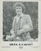 Aiden J. Harvey signed Promo. Black & White Photo 10x8 Inch. Good condition. All autographs come