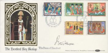 Dean of Hereford signed Hereford Christmas FDC. 18/11/86 Hereford postmark. Good condition. All
