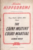 London Hippodrome 'The Caine Mutiny Court-Martial' Theatre Programme June 1956. Good condition.