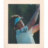 Juli Inkster signed 12x10 overall mounted colour photo. Juli Inkster (born Juli Simpson; June 24,