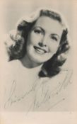 Patricia Roc signed 6x4 vintage black and white photo. Good condition. All autographs come with a