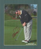 Fuzzy Zoeller signed 12x10 overall mounted colour magazine photo. American professional golfer who