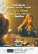 Felicity Kendal signed Amys View 8x6 Theatre Royal Bath flyer. Good condition. All autographs come