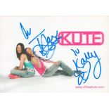 Kute signed 4x6 colour promo photo. Good condition. All autographs come with a Certificate of