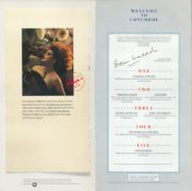 Concorde Pilot Captain Brian Walpole Printed Signature in June Inflight Entertainment Guide for