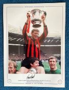 Tony Book 16x12 signed Colour photo, Autographed Editions, Limited Edition. Photo Shows the Man City