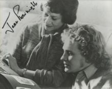 Joan Plowright signed 10x8 inch black and white photo. Good condition. All autographs come with a