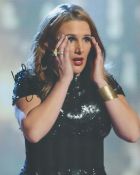 Sam Bailey Signed 10x8 colour photo. Bailey is an English pop singer who won the tenth series of The