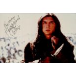 Lou Diamond Phillips, a Filipino American actor. A signed and dedicated 6x4 inch photo. His