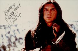 Lou Diamond Phillips, a Filipino American actor. A signed and dedicated 6x4 inch photo. His