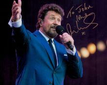 Michael Ball signed 10x8 inch colour photo. Dedicated. Good condition. All autographs come with a