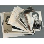 TV/FILM collection 11, assorted signed photos and signature pieces includes some good names such