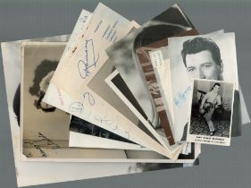 TV/FILM collection 11, assorted signed photos and signature pieces includes some good names such