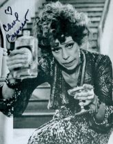Carol Burnett signed 10x8inch black and white photo. Good condition. All autographs come with a